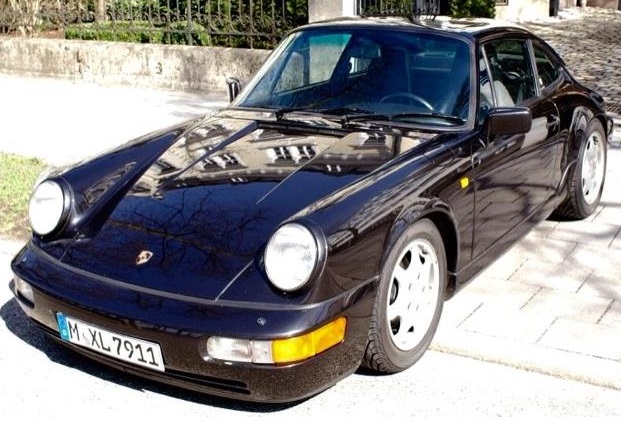 Left hand drive PORSCHE 911 964 CARRERA 4 COUPE